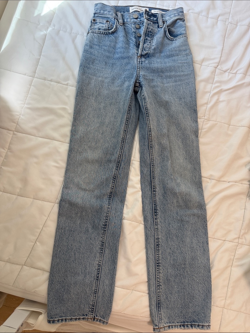 Denim Forum The Joni High-Rise Straight Jeans 30L